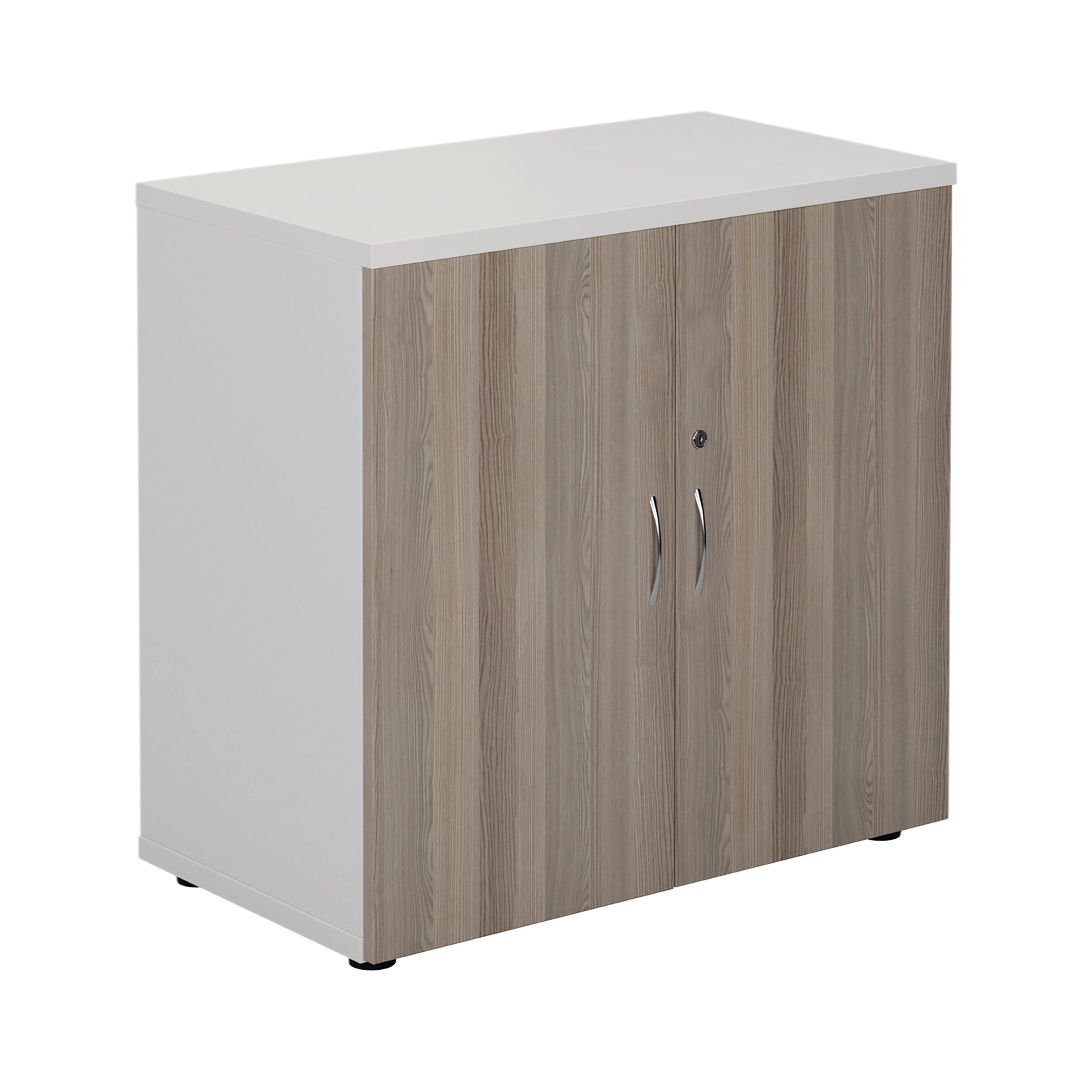 Jemini Cupboard 800x450x800mm White/grey Oak Kf822707