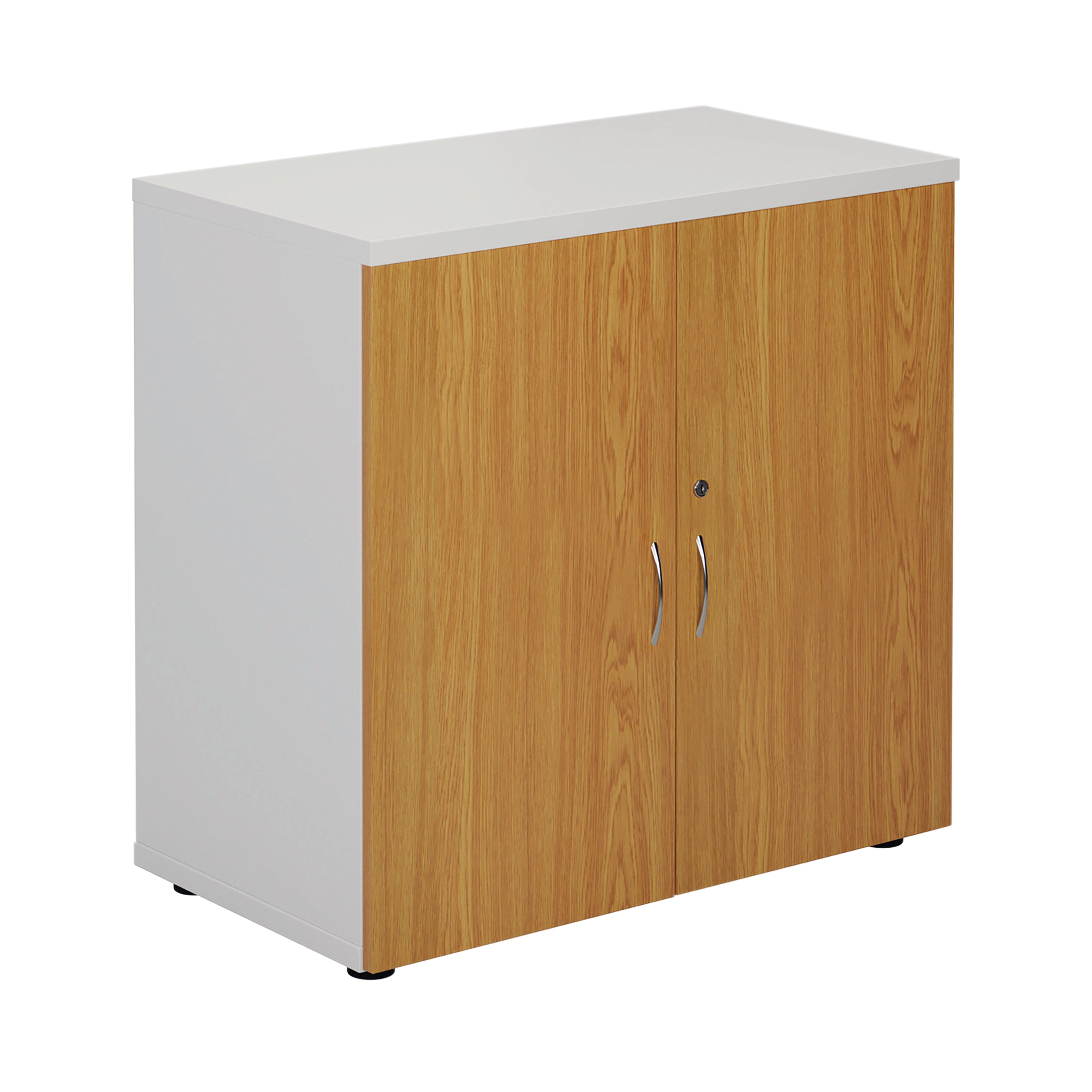 Jemini Cupboard 800x450x800mm White/nova Oak Kf822721