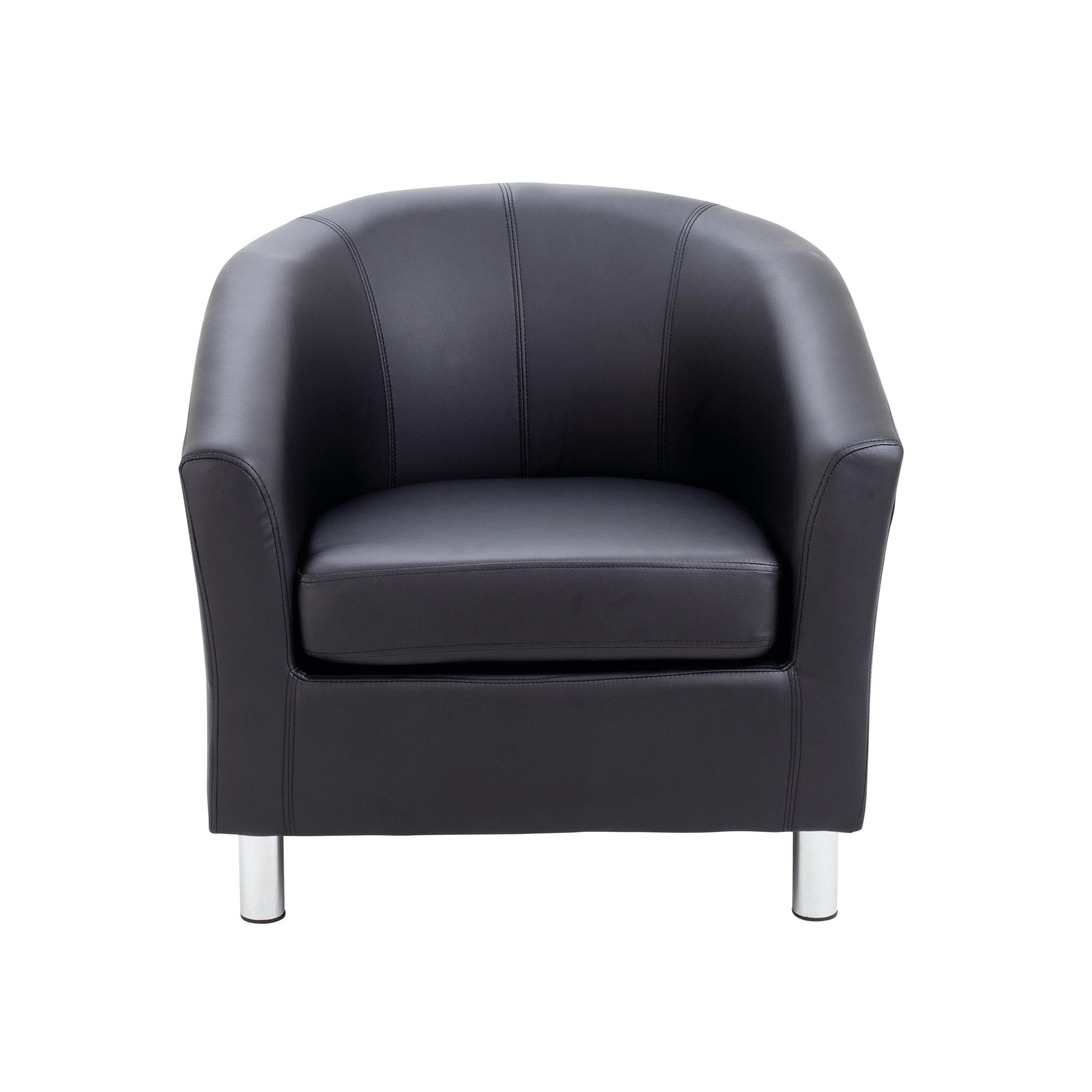 Jemini Tub Armchair Polyurethane Black KF823179