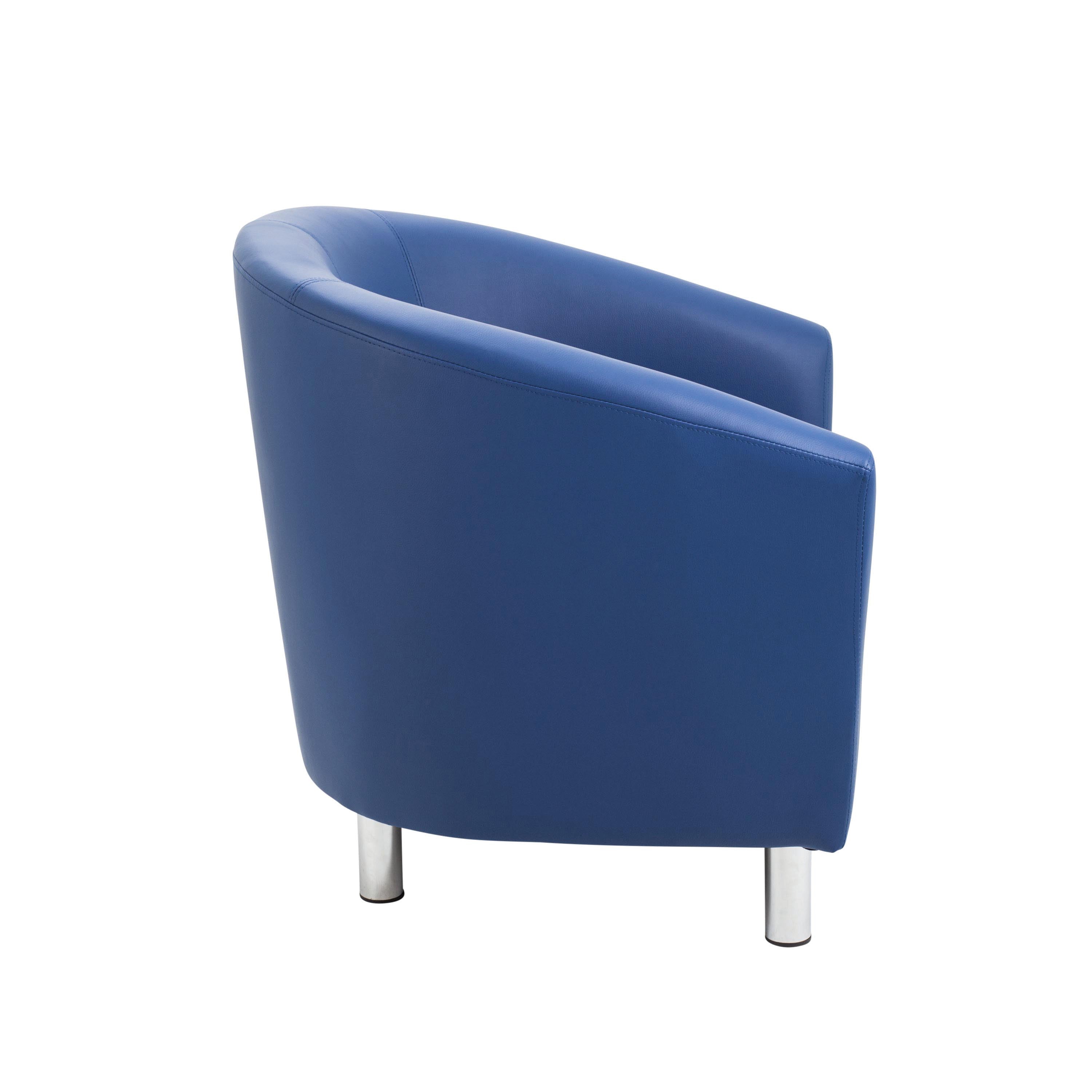 Jemini Tub Armchair Polyurethane Blue KF823186