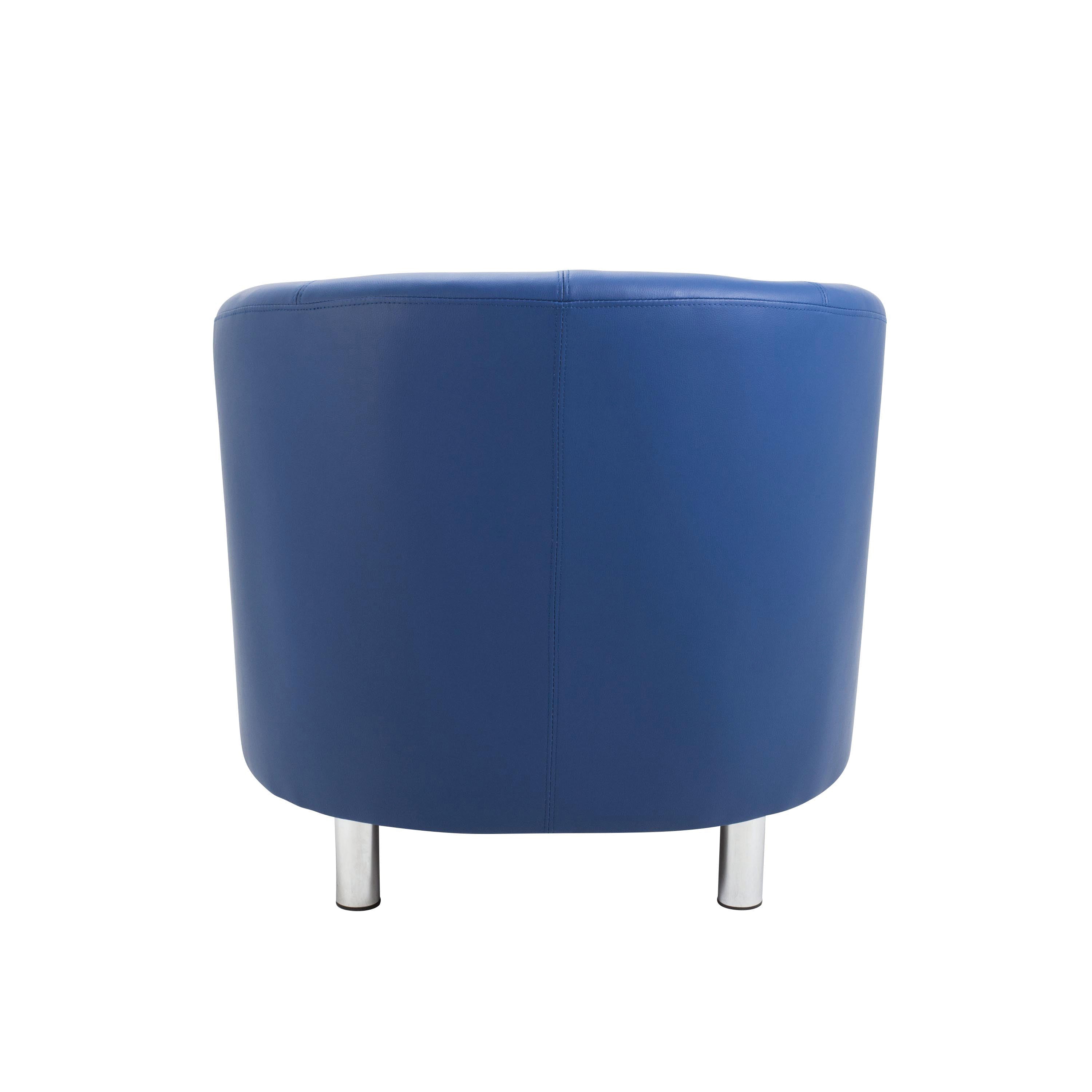 Jemini Tub Armchair Polyurethane Blue KF823186