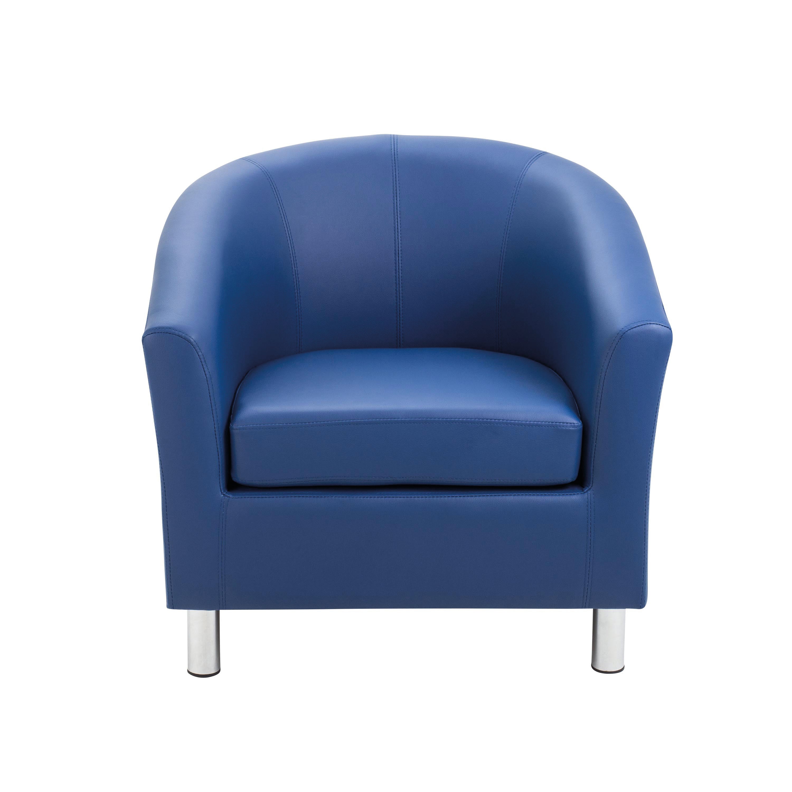 Jemini Tub Armchair Polyurethane Blue KF823186