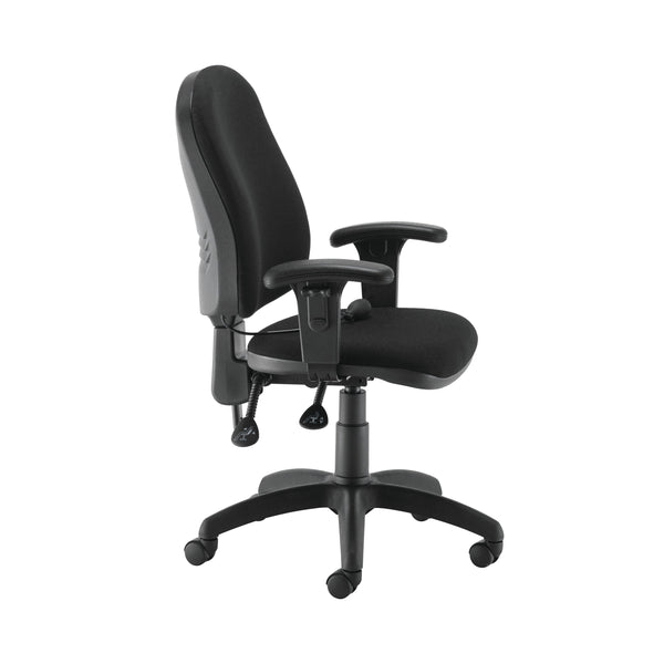Jemini Intro Posture Chair With Adjustable Arms 640x640x990-1160mm Charcoal Kf838994