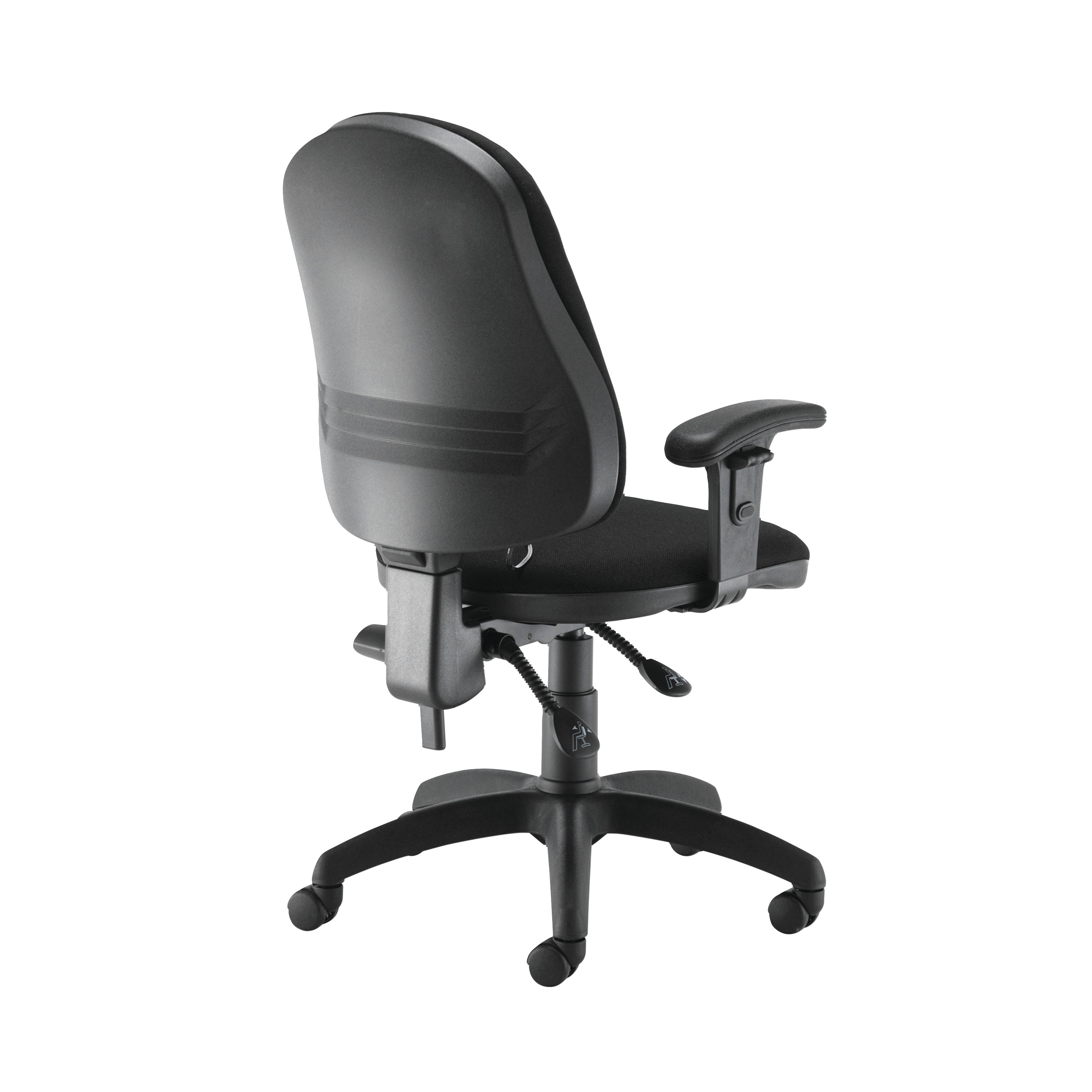 Jemini Intro Posture Chair With Adjustable Arms 640x640x990-1160mm Charcoal Kf838994