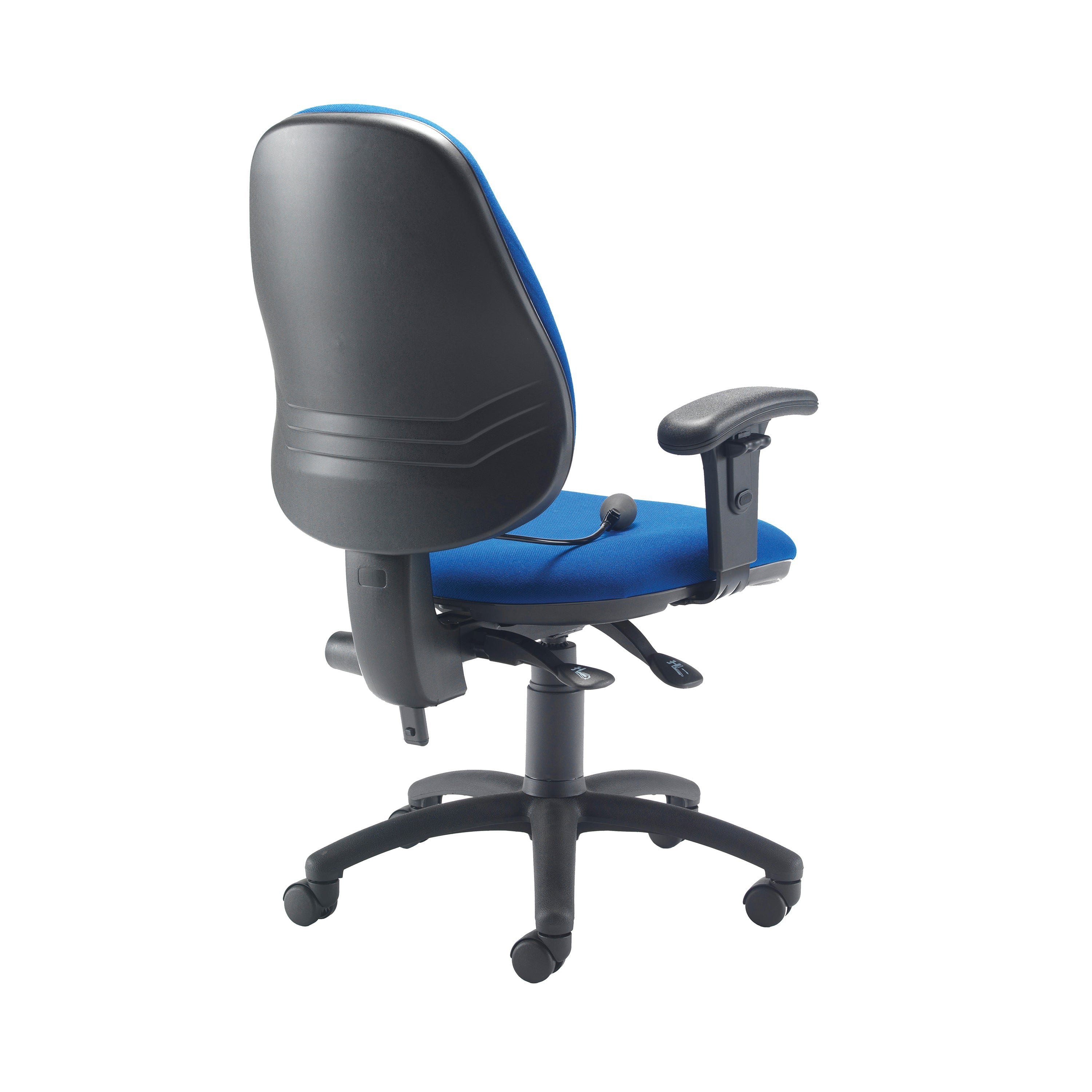 Jemini Intro Posture Chair With Adjustable Arms 640x640x990-1160mm Blue Kf838995