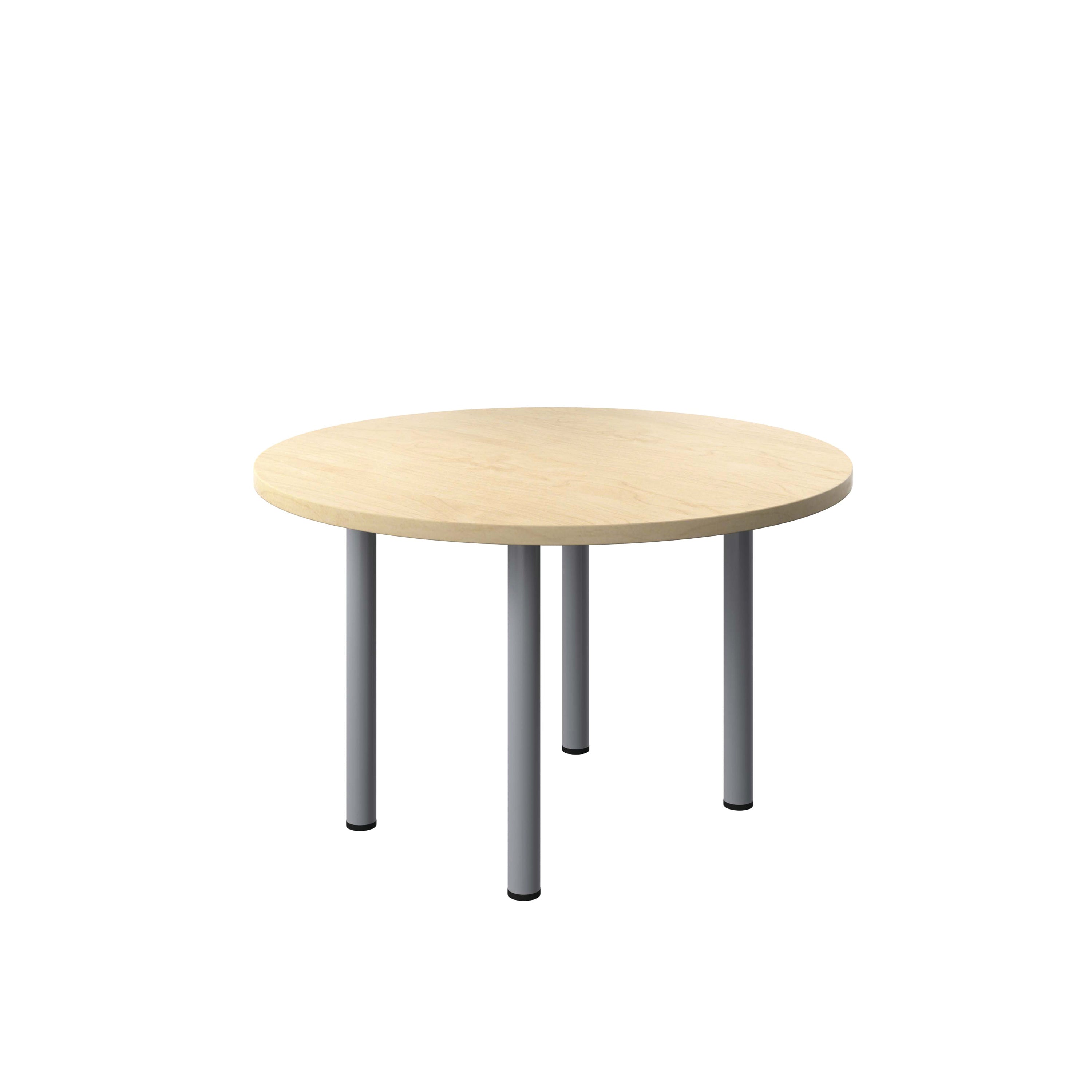 Jemini Circular Meeting Table 1200x1200x730mm Maple Kf840183