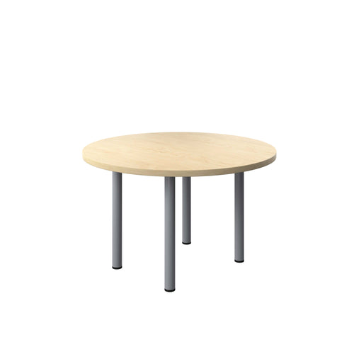 Jemini Circular Meeting Table 1200x1200x730mm Maple Kf840183