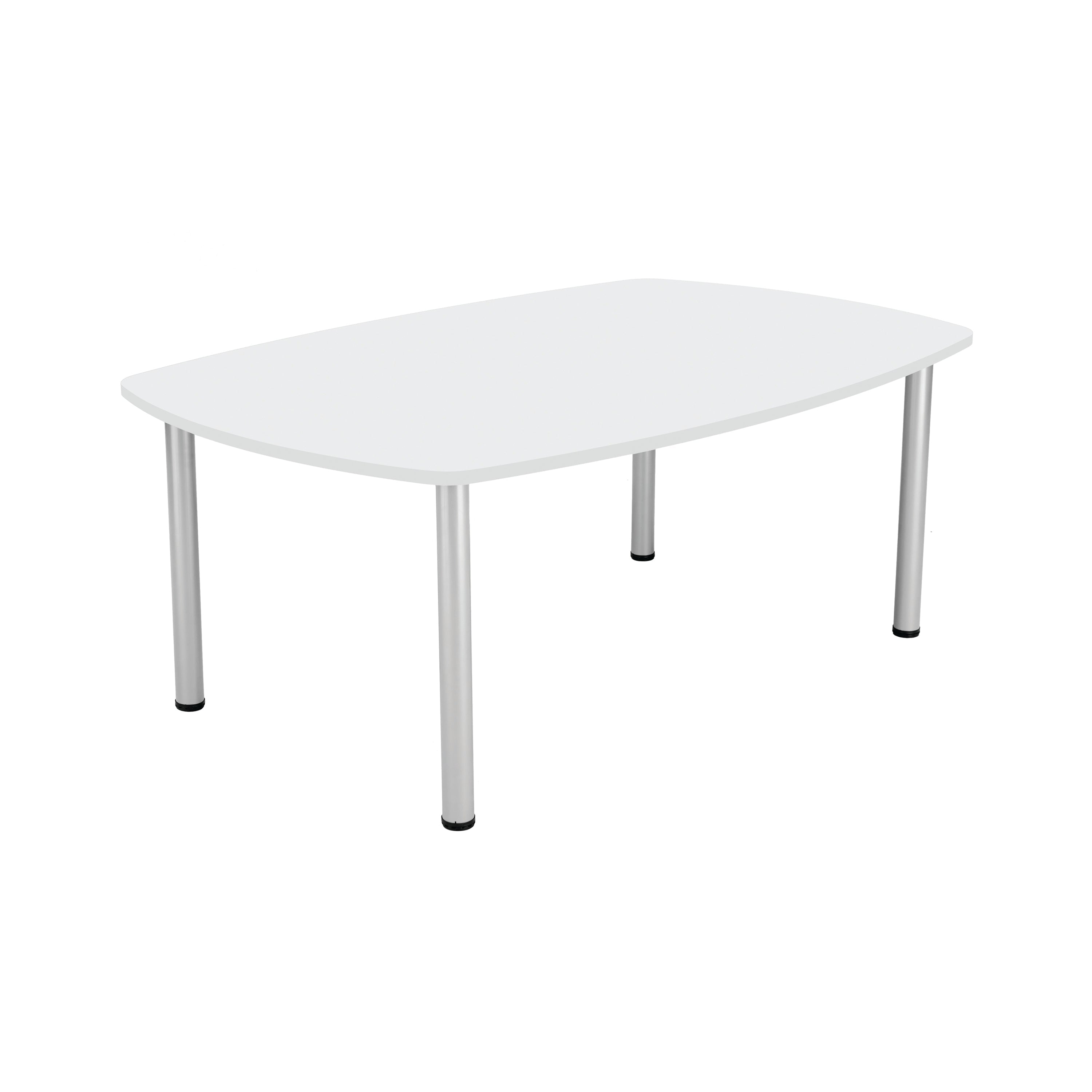 Jemini Boardroom Table 1800x1200x730mm White Kf840189