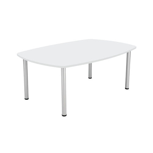 Jemini Boardroom Table 1800x1200x730mm White Kf840189