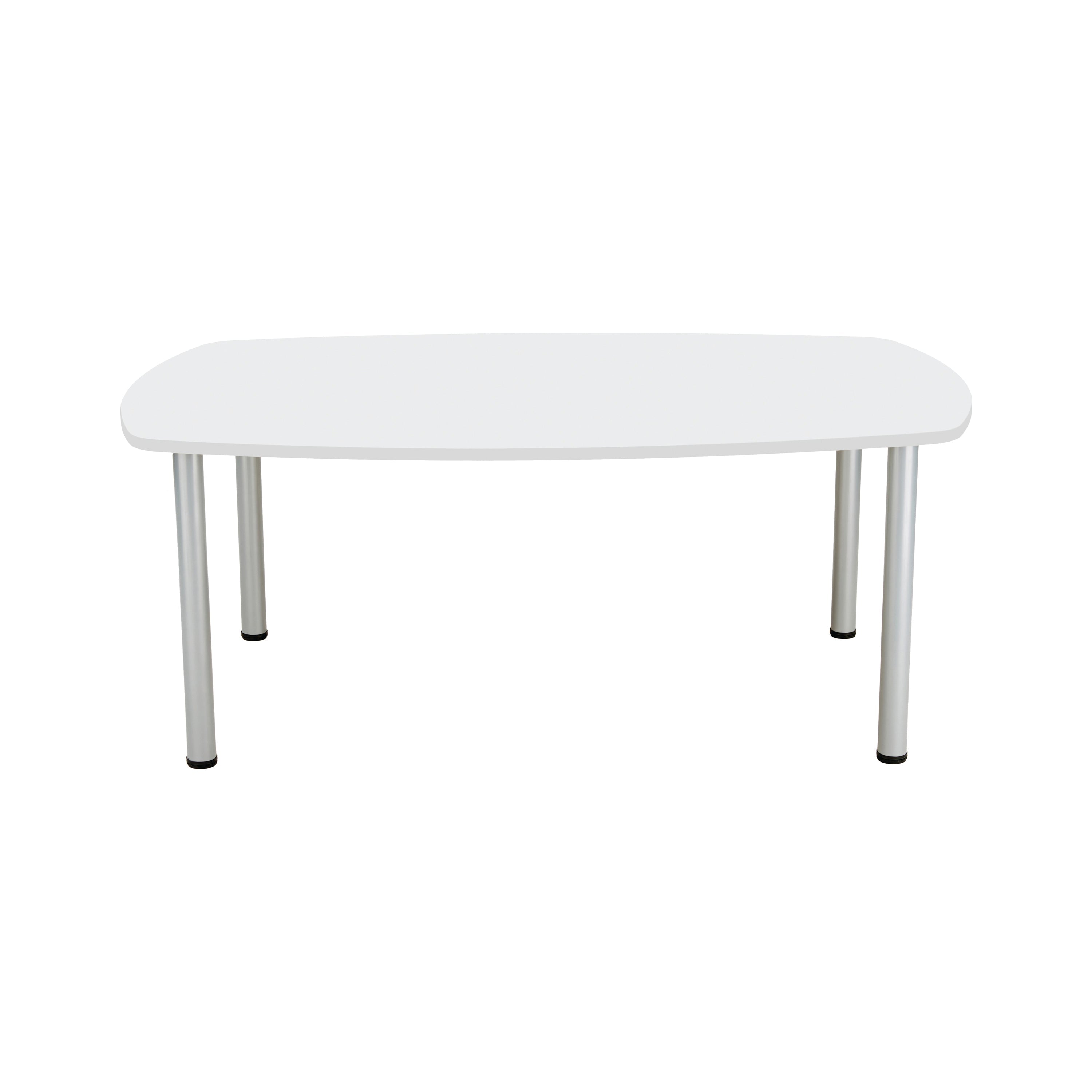 Jemini Boardroom Table 1800x1200x730mm White Kf840189
