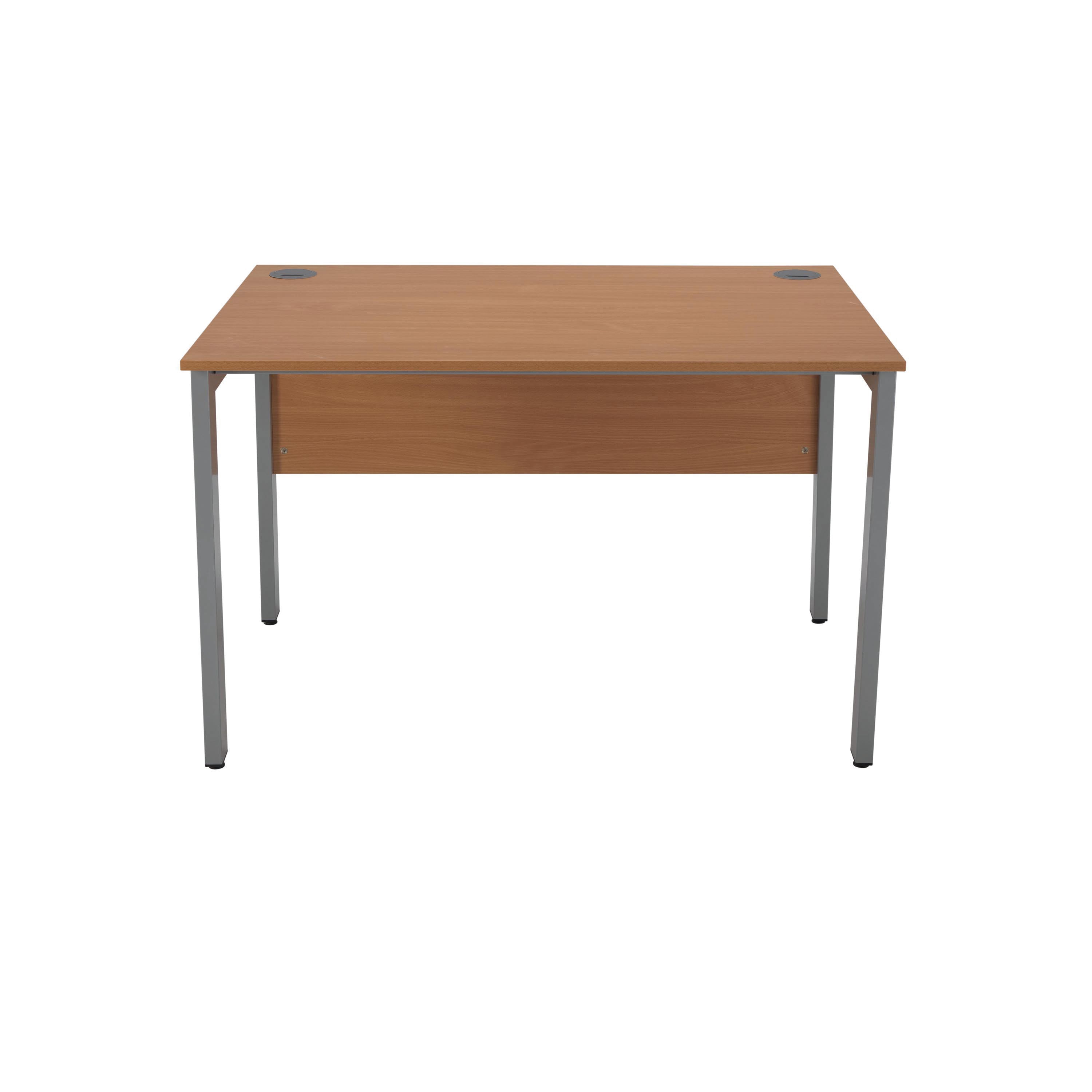 Serrion Rectangular Goal Post Desk 1200x800x730mm Ellmau Beech KF882387