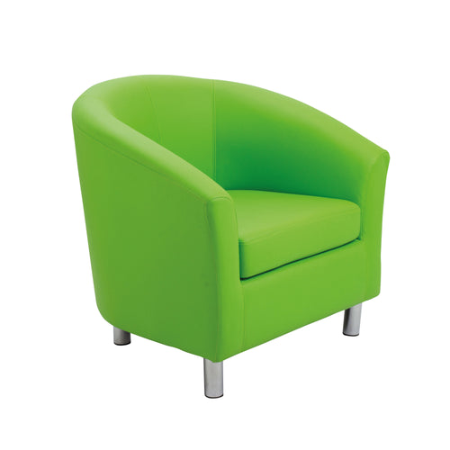 Jemini Tub Polyurethane Armchair Lime KF882439