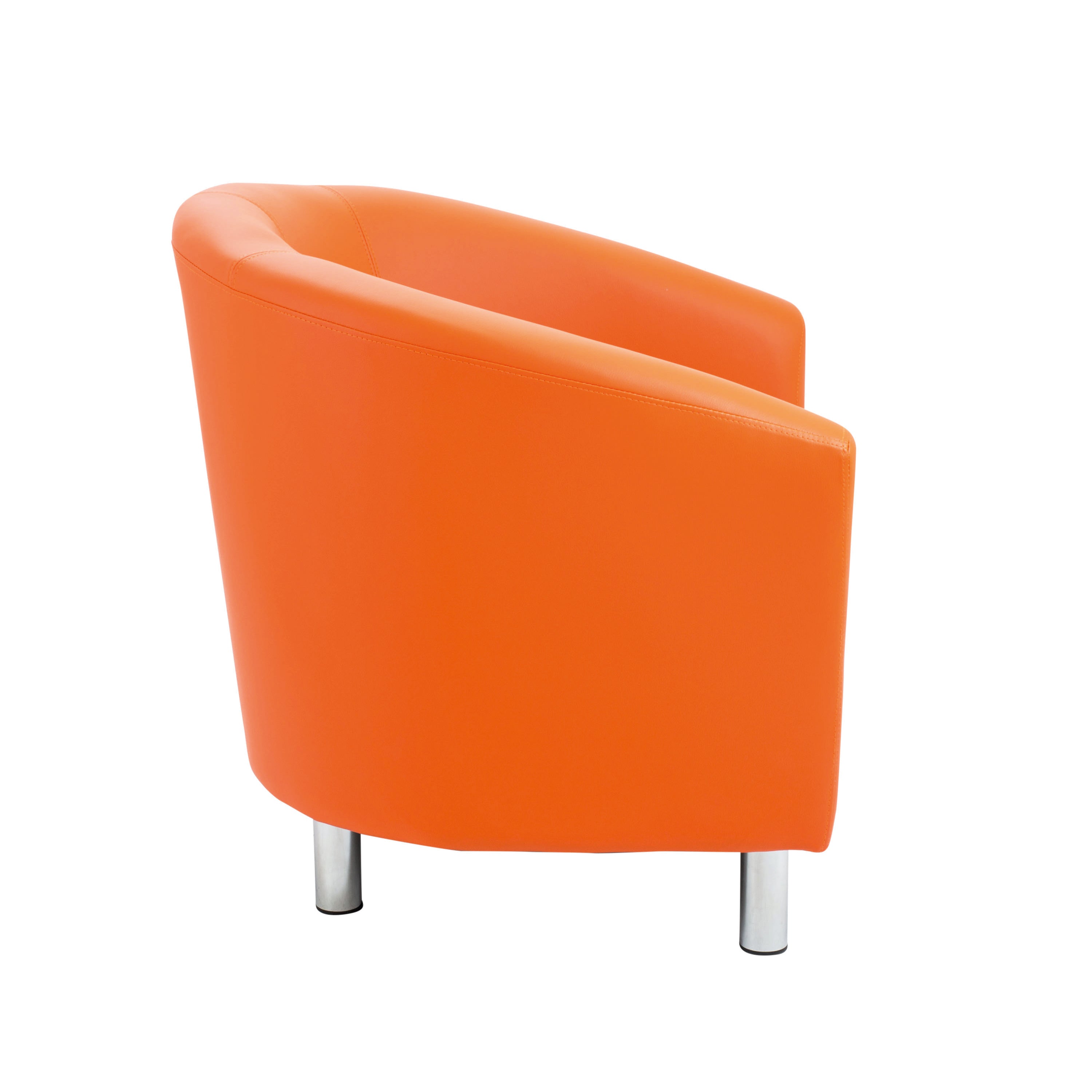 Jemini Tub Polyurethane Armchair Orange KF882440