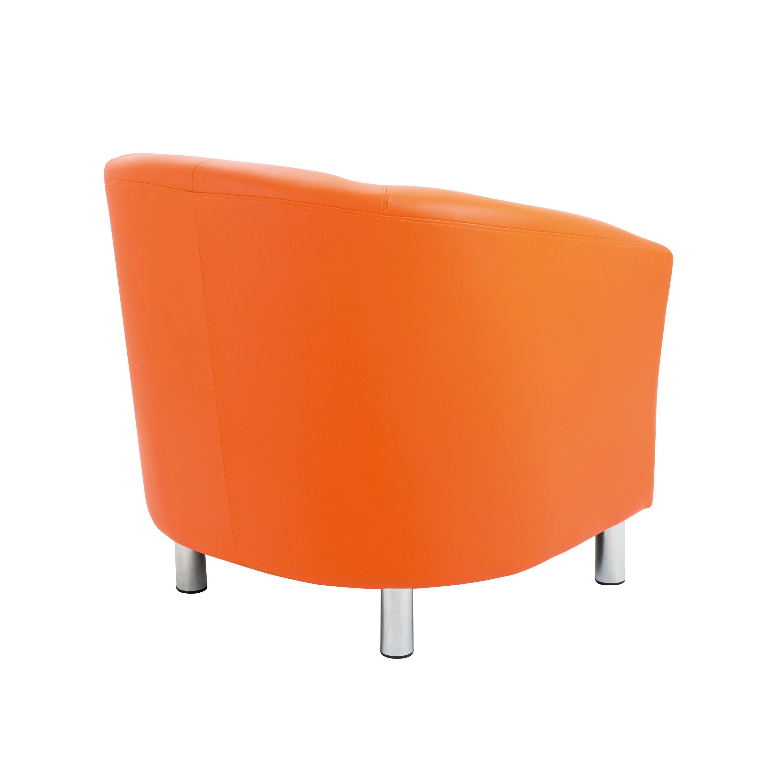 Jemini Tub Polyurethane Armchair Orange KF882440