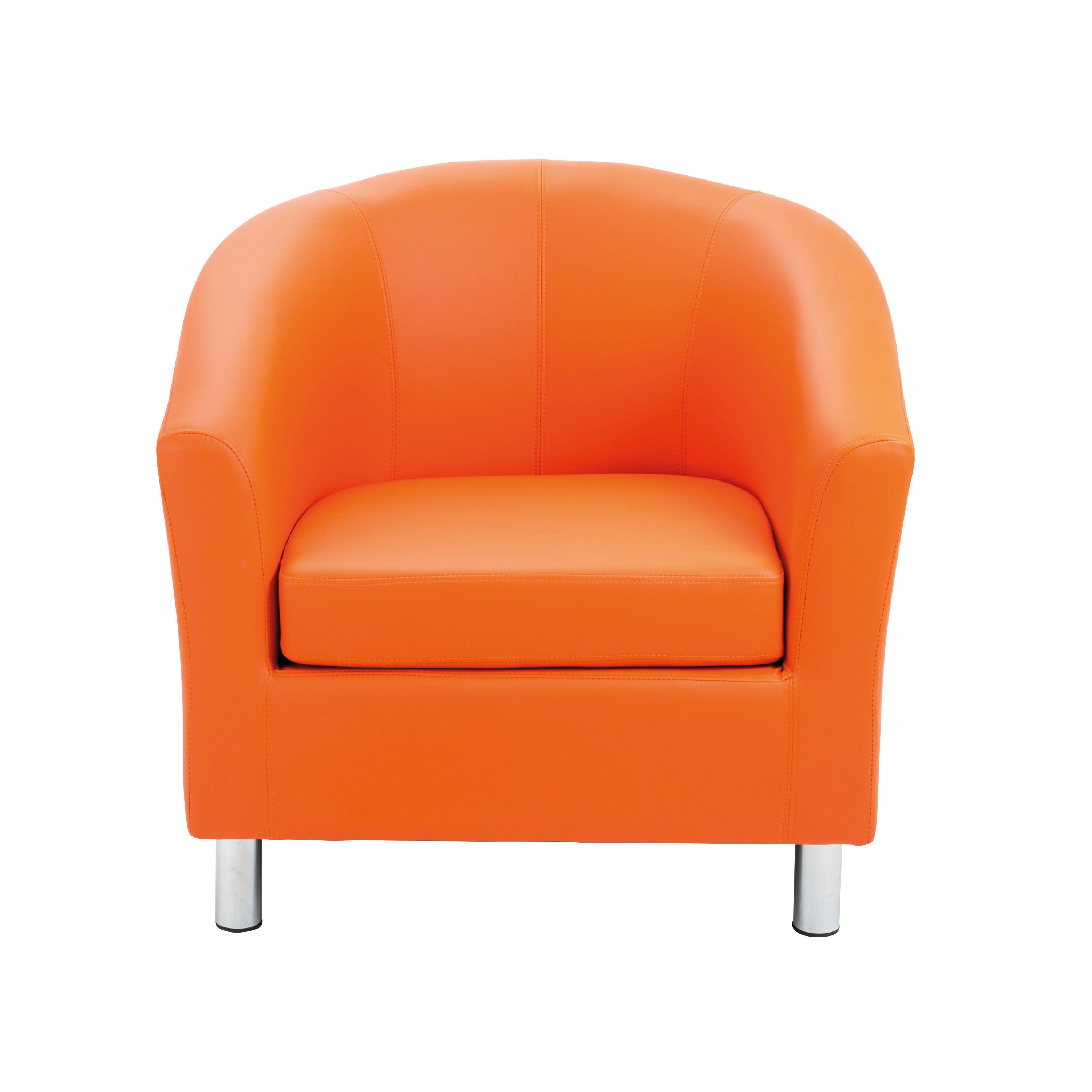 Jemini Tub Polyurethane Armchair Orange KF882440