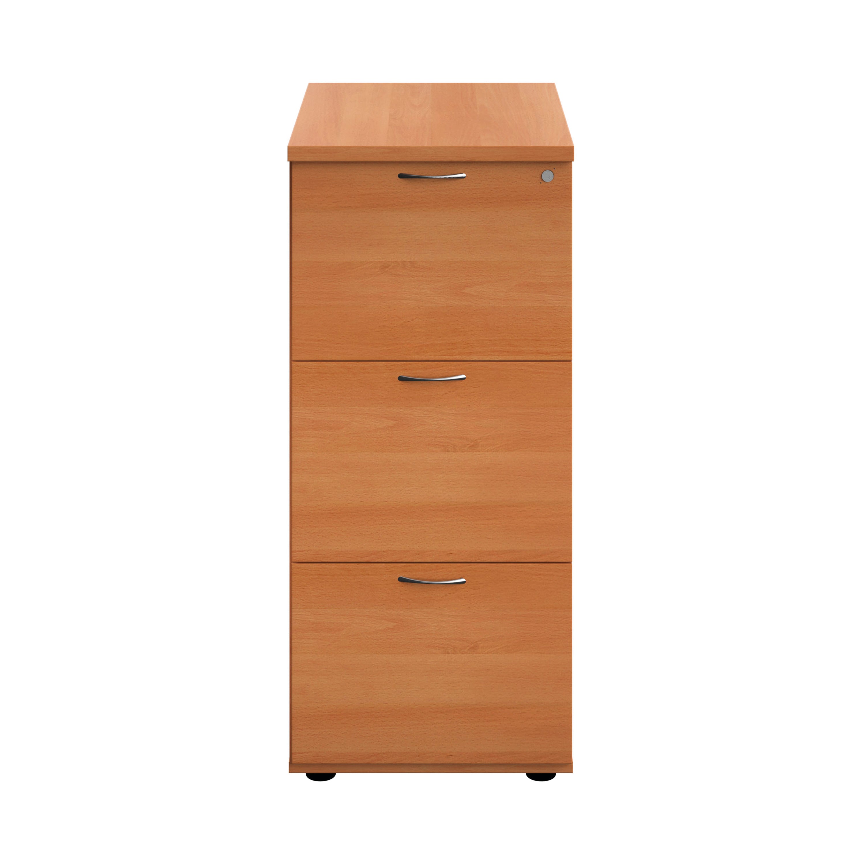 Jemini 3 Drawer Filing Cabinet 464x600x1030mm Beech Version 2 Kf90457
