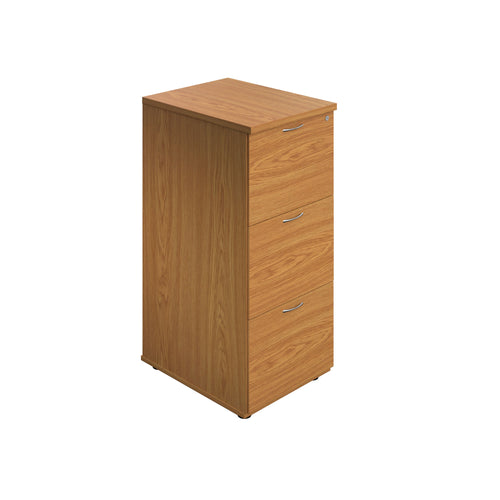 Jemini 3 Drawer Filing Cabinet 464x600x1030mm Nova Oak Kf90461