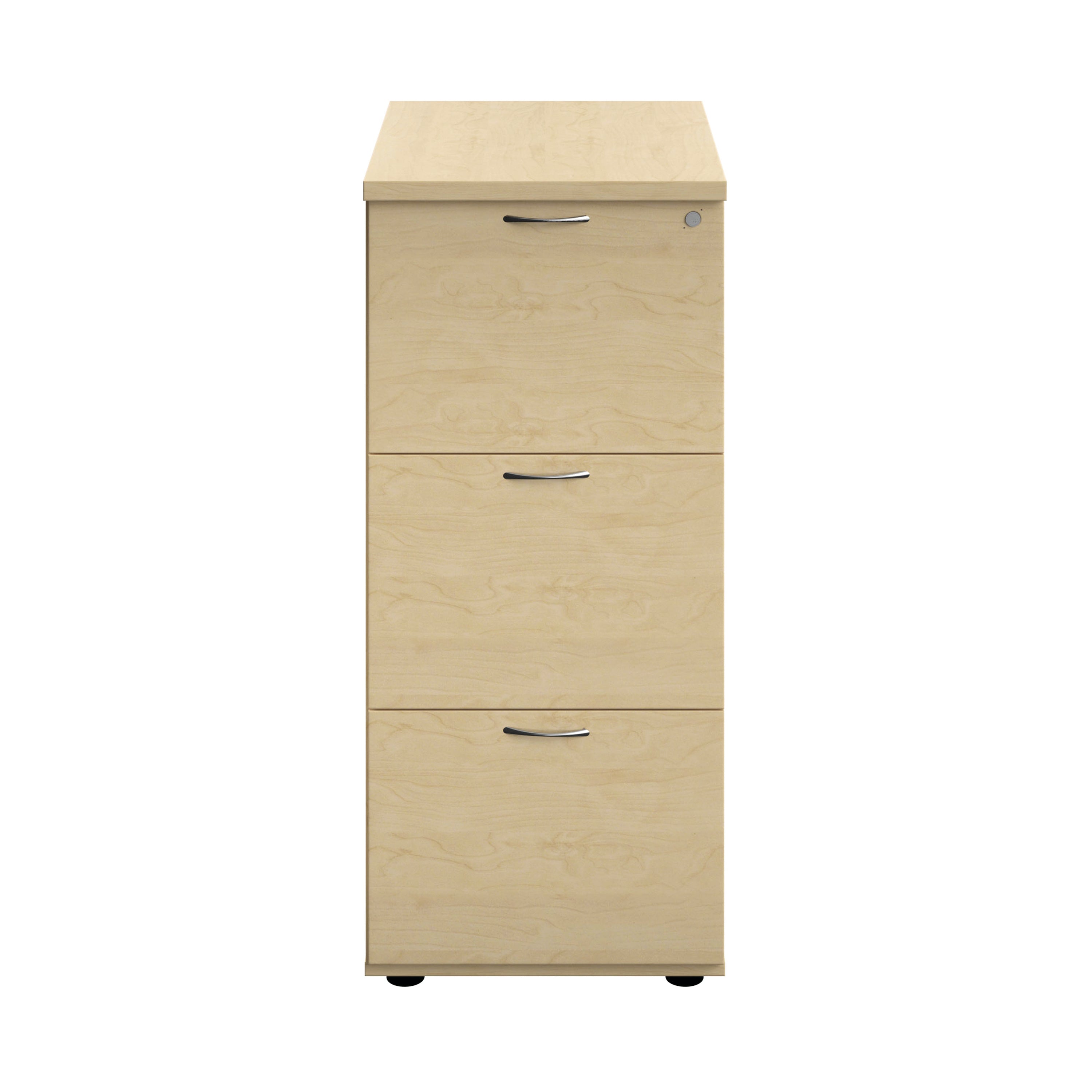 Jemini 3 Drawer Filing Cabinet 464x600x1030mm Maple Kf90462