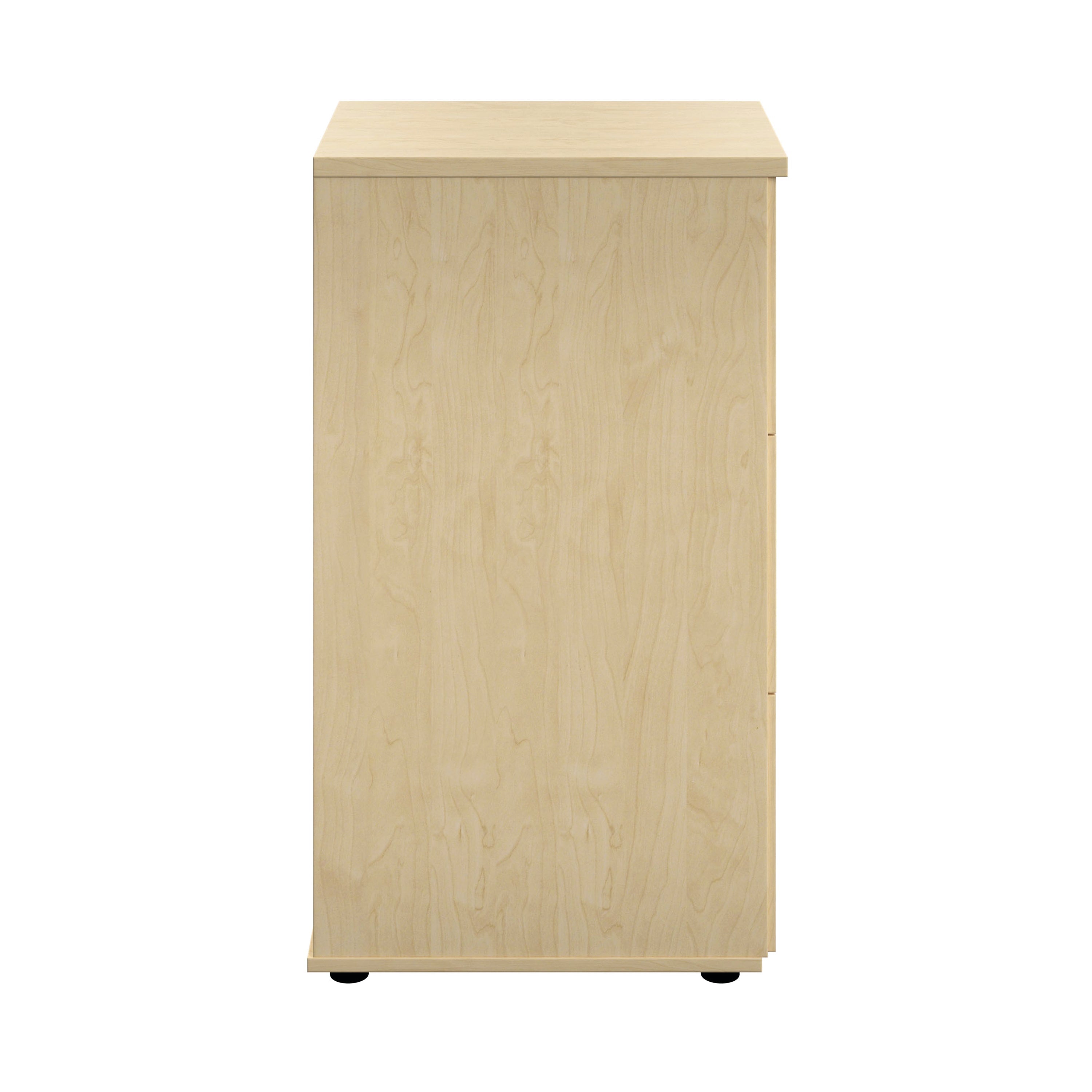 Jemini 3 Drawer Filing Cabinet 464x600x1030mm Maple Kf90462