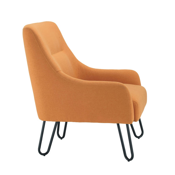 Jemini Reception Armchair Hairpin Leg Mustard Kf90467