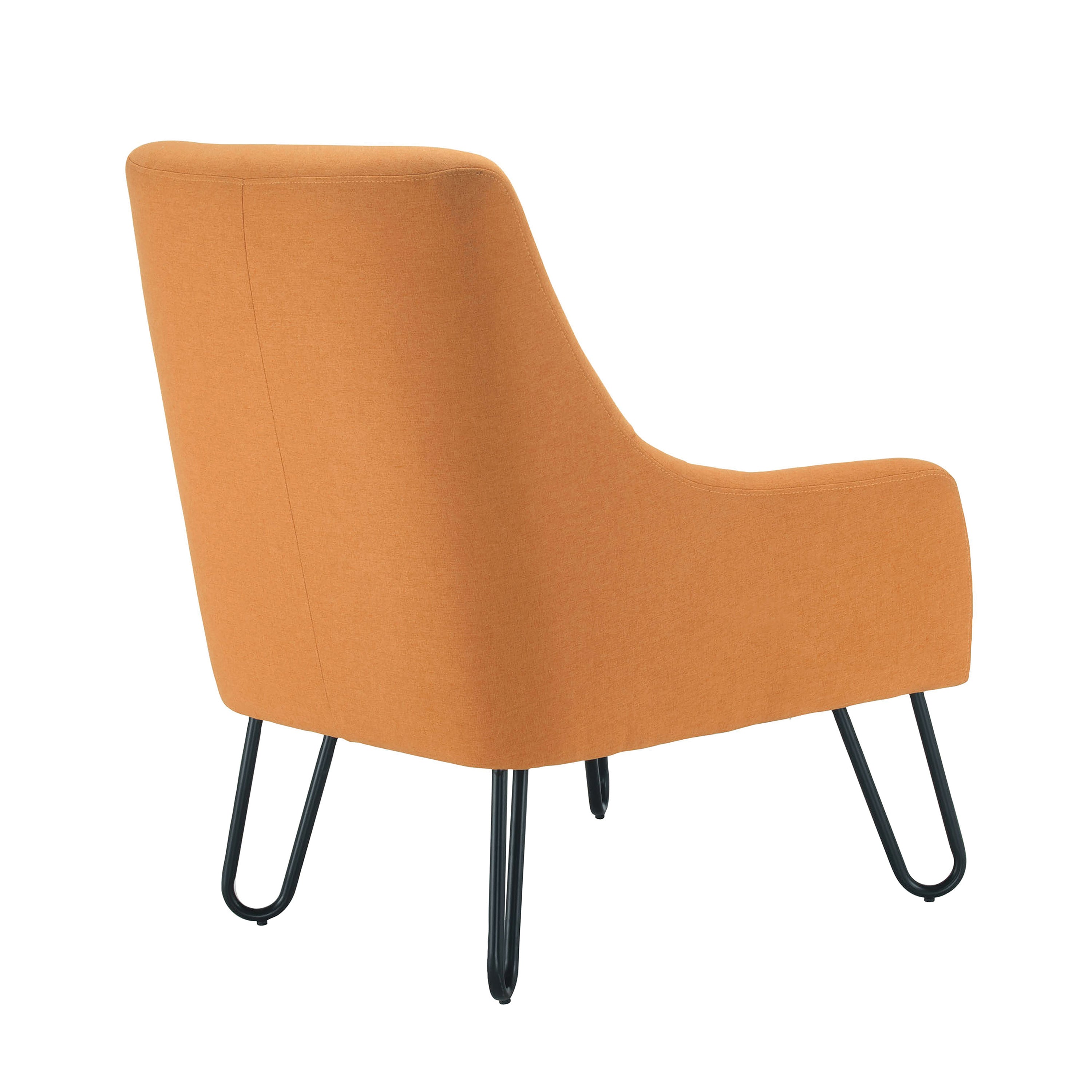 Jemini Reception Armchair Hairpin Leg Mustard Kf90467