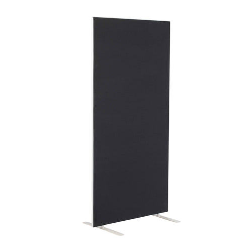 Jemini Floor Standing Screen 1200x25x1800mm Black Kf90493