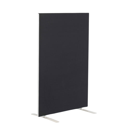 Jemini Floor Standing Screen 1400x25x1800mm Black Kf90499