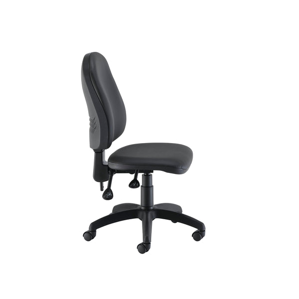 Jemini Teme High Back Operator Chair 640x640x985-1175mm Polyurethane Black Kf90530