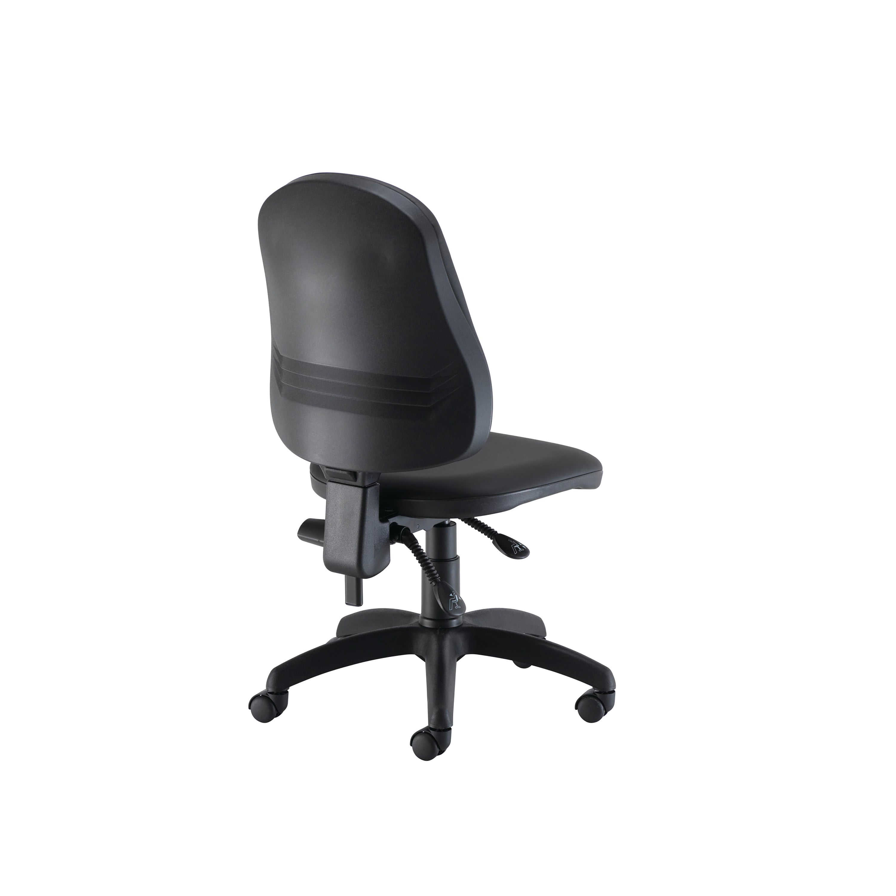 Jemini Teme High Back Operator Chair 640x640x985-1175mm Polyurethane Black Kf90530
