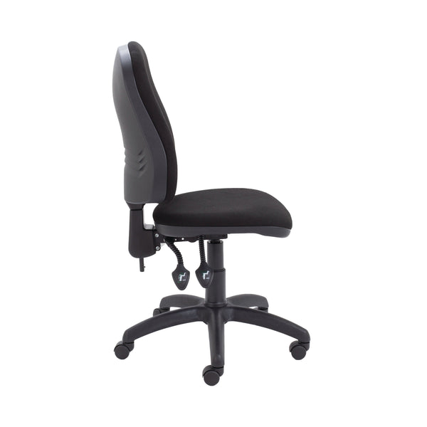 Jemini Teme High Back Operator Chair 640x640x985-1175mm Black Kf90536