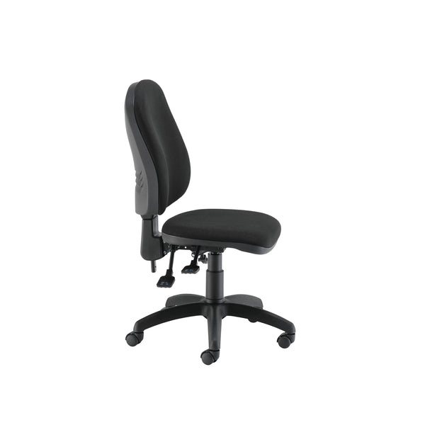 Jemini Teme Deluxe High Back Operator Chair 640x640x985-1175mm Black Kf90541