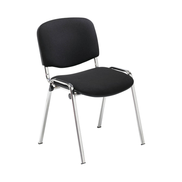 Jemini Ultra Multipurpose Stacking Chair 532x585x805mm Chrome/black Kf90558