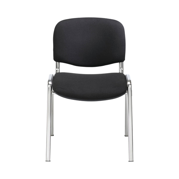 Jemini Ultra Multipurpose Stacking Chair 532x585x805mm Chrome/black Kf90558
