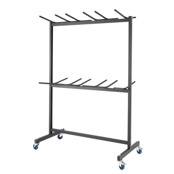 Titan Folding Chair Trolley 790x1750x2250mm Black Kf90570