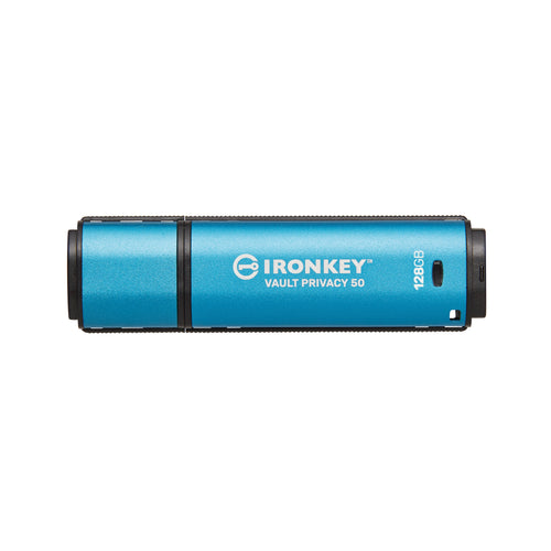 Kingston Ironkey Vault Privacy 50 Encrypted Usb 128gb Flash Drive Ikvp50/128gb