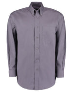 KUSTOM KIT Mens Coporate Oxford L/L Shirt - thumbnail 3