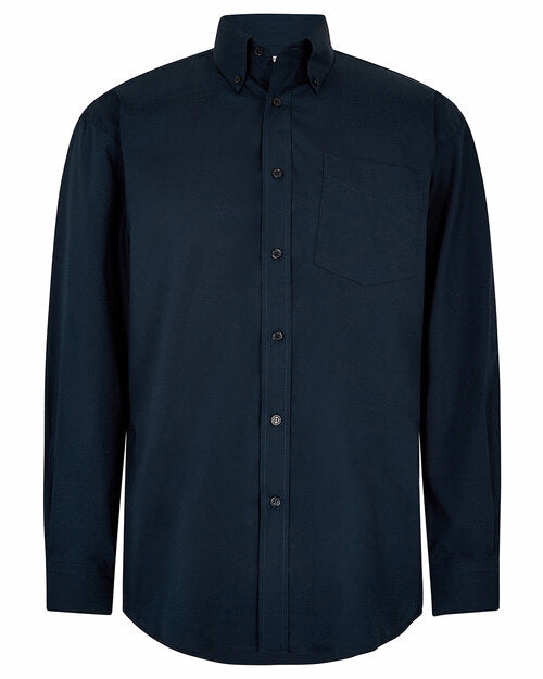 KUSTOM KIT Mens Coporate Oxford L/L Shirt