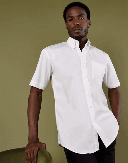 Kustom Kit Short Sleeve Oxford Shirt - KK109