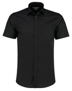 KUSTOM KIT Mens Poplin Short Sleeve Shirt - thumbnail 1