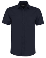KUSTOM KIT Mens Poplin Short Sleeve Shirt - thumbnail 2