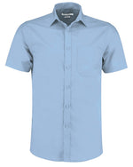 KUSTOM KIT Mens Poplin Short Sleeve Shirt - thumbnail 4