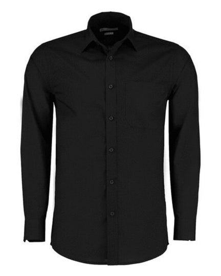 KUSTOM KIT Mens Poplin Long Sleeve Shirt