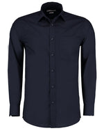 KUSTOM KIT Mens Poplin Long Sleeve Shirt - thumbnail 2