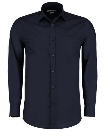 KUSTOM KIT Mens Poplin Long Sleeve Shirt