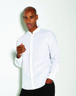 Kustom Kit KK161 Tailored Fit Mandarin Collar Long Sleeve Shirt - thumbnail 2
