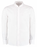 Kustom Kit KK161 Tailored Fit Mandarin Collar Long Sleeve Shirt - thumbnail 4