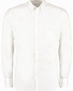 Kustom Kit KK182 Slim Fit Stretch Oxford Long Sleeve Shirt - thumbnail 4