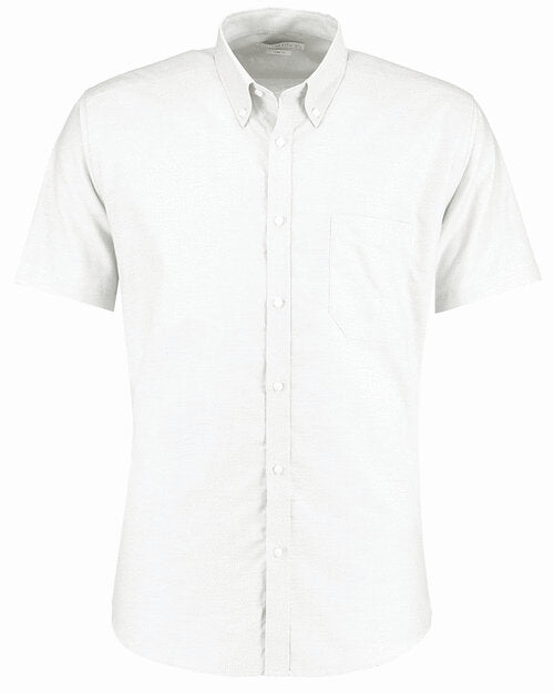 Kustom Kit KK183 Slim Fit Workwear Oxford Short Sleeve Shirt