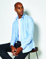 Kustom Kit KK184 Slim Fit Workwear Oxford Long Sleeve Shirt - thumbnail 2
