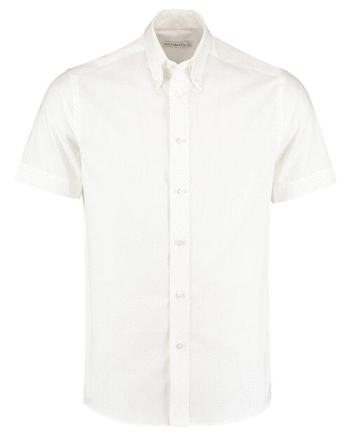 Kustom Kit KK187 Tailored Premium Short Sleeve Oxford Shirt